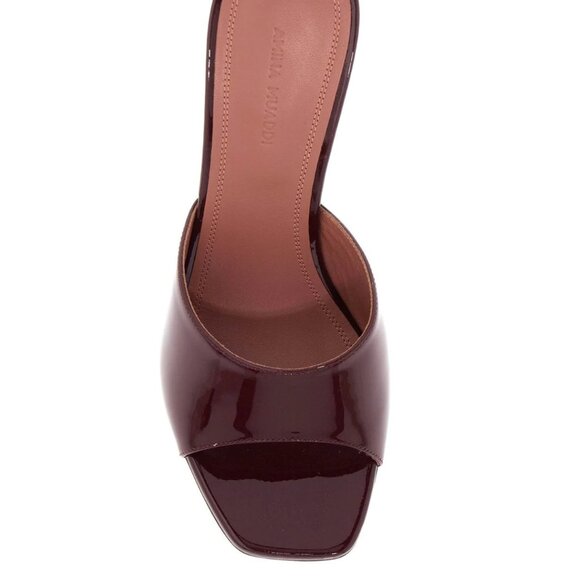 Amina Muaddi Lupita Open Toe Slippers  IT38 / Red - Picture 7 of 8